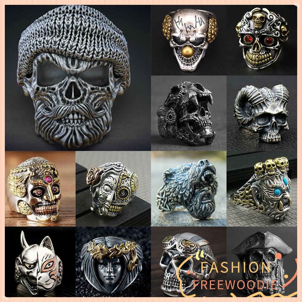 FREEWOODIE Punk Finger Jewelry Rock Indian Fashion Accessories Men Gothic