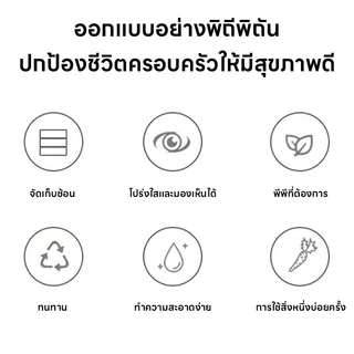กล่องถนอมอาหาร กล่องเก็บอาหารในตู้เย็น ทำจากวัสดุ PP กล่องเก็บผักชี ต้นหอม คงความสดใหม่ของอาหาร