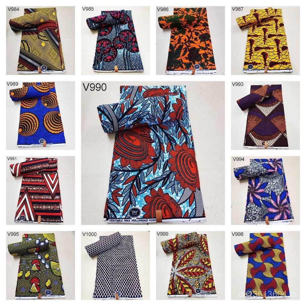 24Holland Batik Cloth 24wax Africa Fabric Cotton * Africa