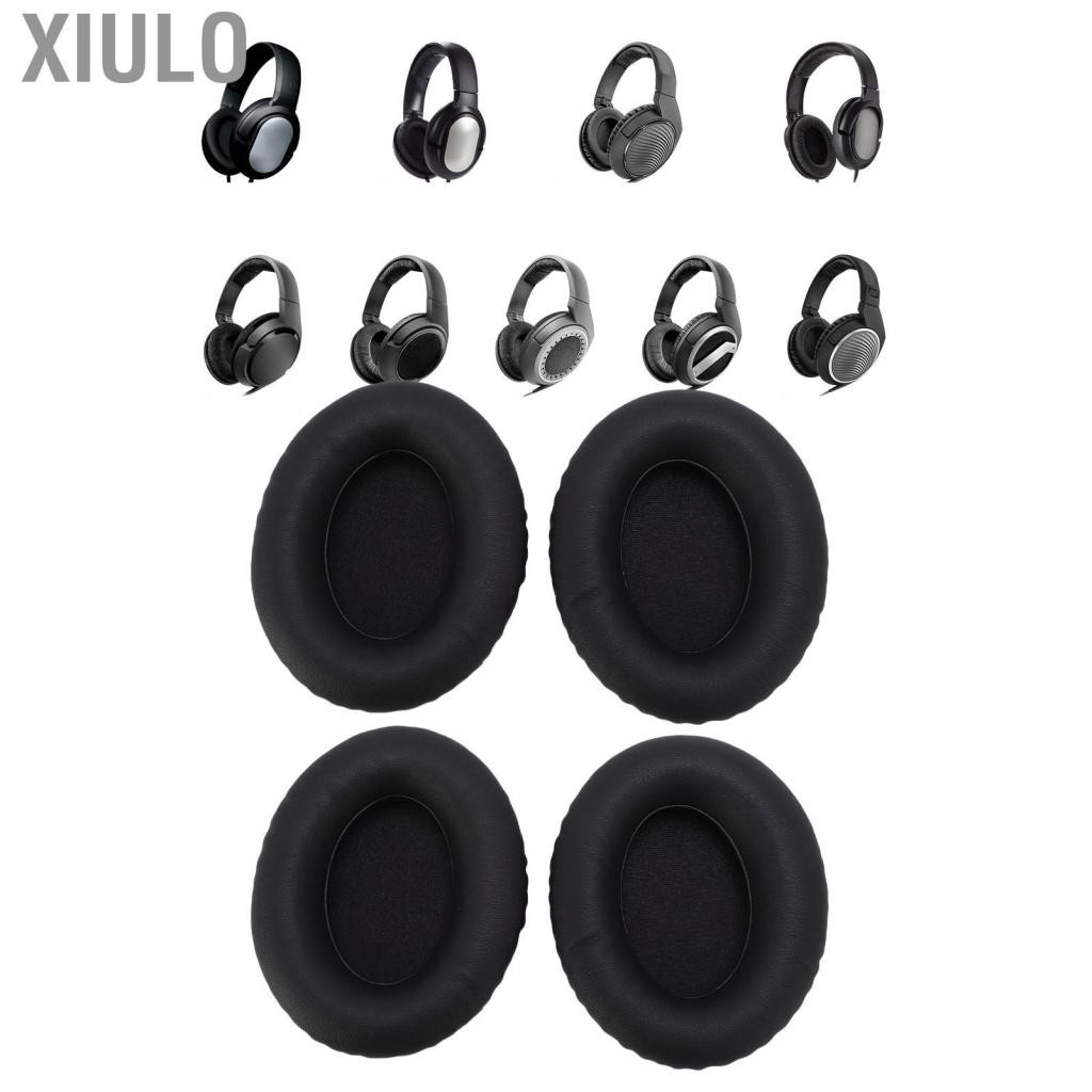 Xiulo XIULO-TH 4PCS แผ่นรองหูที่เข้ากันได้กับ HD418 HD419 HD428 HD429 HD439 HD438 HD448 HD449 หูฟังน