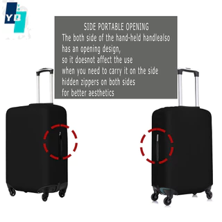 ผ้าคลุมกระเป๋าเดินทางที่กําหนดเองส่วนบุคคลเพิ่มโลโก้ภาพของคุณชื่อ Baggage ตัวป้องกันกระเป๋าเดินทางพิมพ์ที่กําหนดเอง (18"-32" ปก)