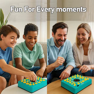 GeeToy เกม 60 วินาทีนาฬิกาอาคารบล็อกต่อเวลาปริศนาสนุกและเกมของเล่นสําหรับของขวัญเด็ก