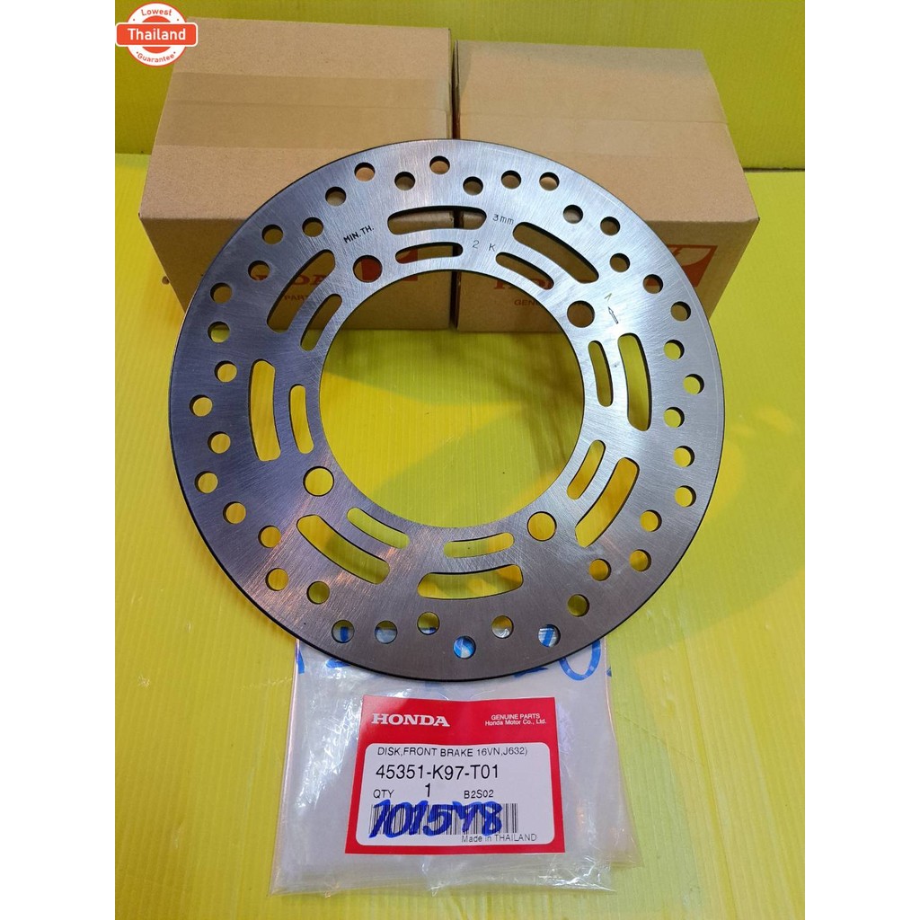 จานดิสเรตหน้าPCX150 year 2018-2020   แท้เิกศูนย์HONDA 45351-K97-T01