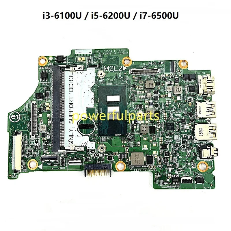14275-1 สําหรับ DELL Inspiron 7359 7353 7568 แล็ปท็อป 0KN06J 0H8C9M 09GH9H i3 i5 i7 CPU On-Board ทํา