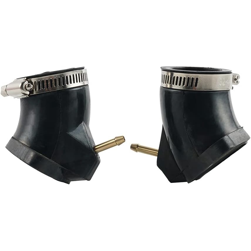 NICECNC 2PC อินเทอร์เฟซข้อต่อคาร์บูเรเตอร์ w/O-Ring, บูตยึดไอดี, เข้ากันได้กับ Yamaha XVS650 V-Star 