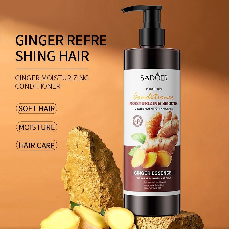 SADOER Ginger Combed Soft Conditioner Soft Nourishing Plumping Strong Hair 500ml