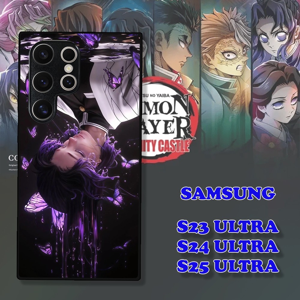 CUSTOM SOFTCASE GLOSSY SAMSUNG S23 ULTRA - S24 ULTRA - S25 ULTRA DEMON SLAYER INFINITY CASTLE PF168