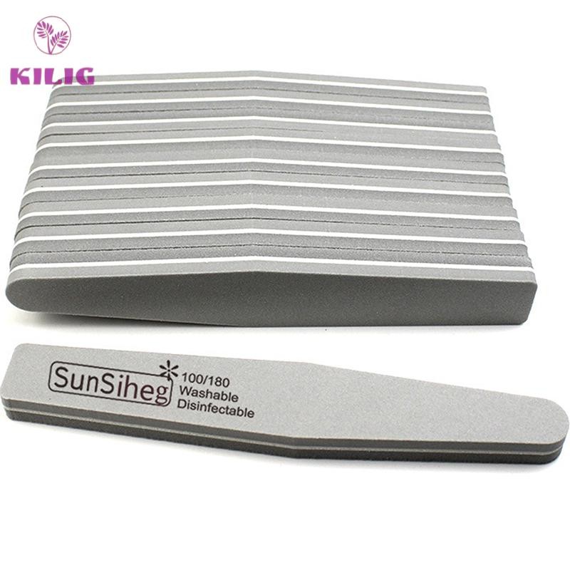 HGTH 10 ชิ้นตะไบเล็บบัฟเฟอร์เล็บล้างทําความสะอาดได้บดขัดขัดเล็บเครื่องมือ HOT - รูปที่ 5