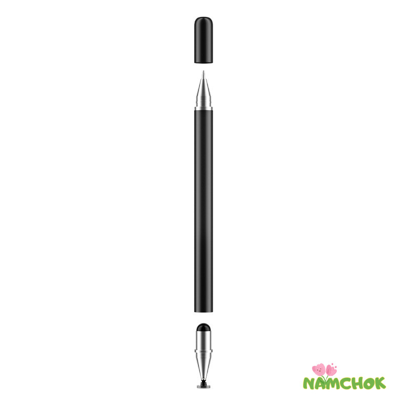 【NK】ปากกาหน้าจอสัมผัสแบบหมุนได้ 3-in-1 ปากกาหน้าจอสัมผัสแบบ Capacitive แท็บเล็ต ปากกาแบบ Capacitive