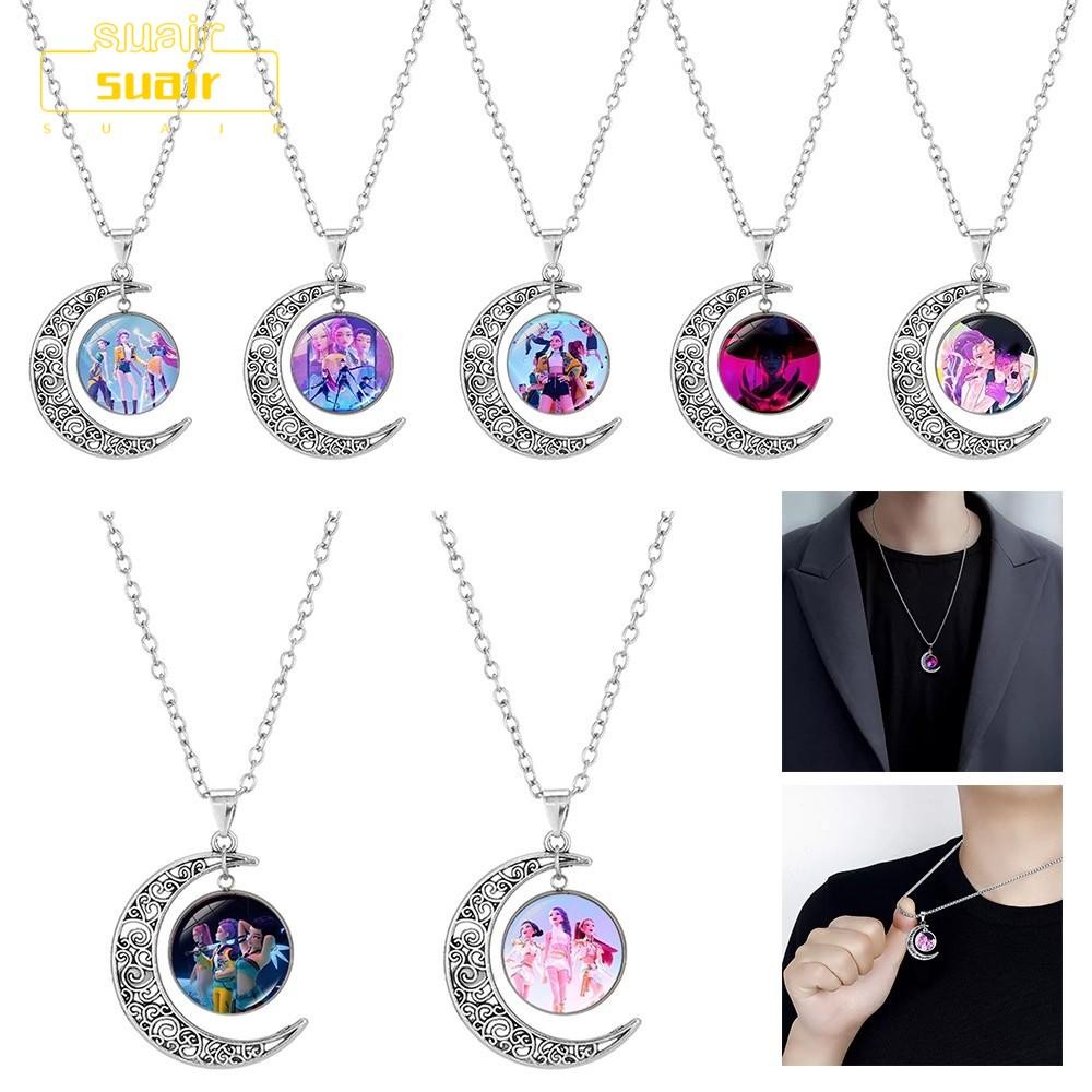 สร้อยคอยอดนิยมแบบ Demon Hunter พร้อมจี้ K-pop ของ Jinu, Mira, Rumi &amp; Zoeey - อุปกรณ์เสริมแฟชั่น