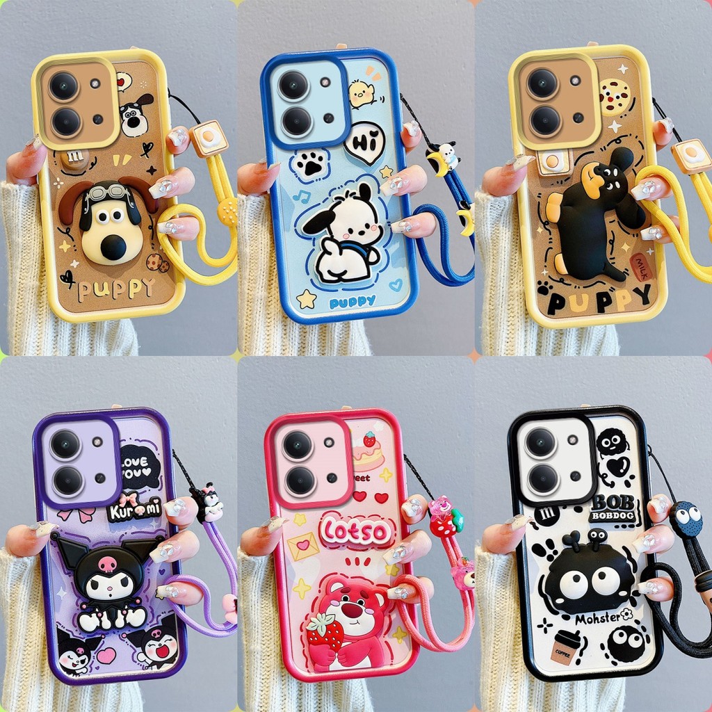เคส POCO C85 เคสโทรศัพท์ตุ๊กตาสติ๊กเกอร์น่ารัก