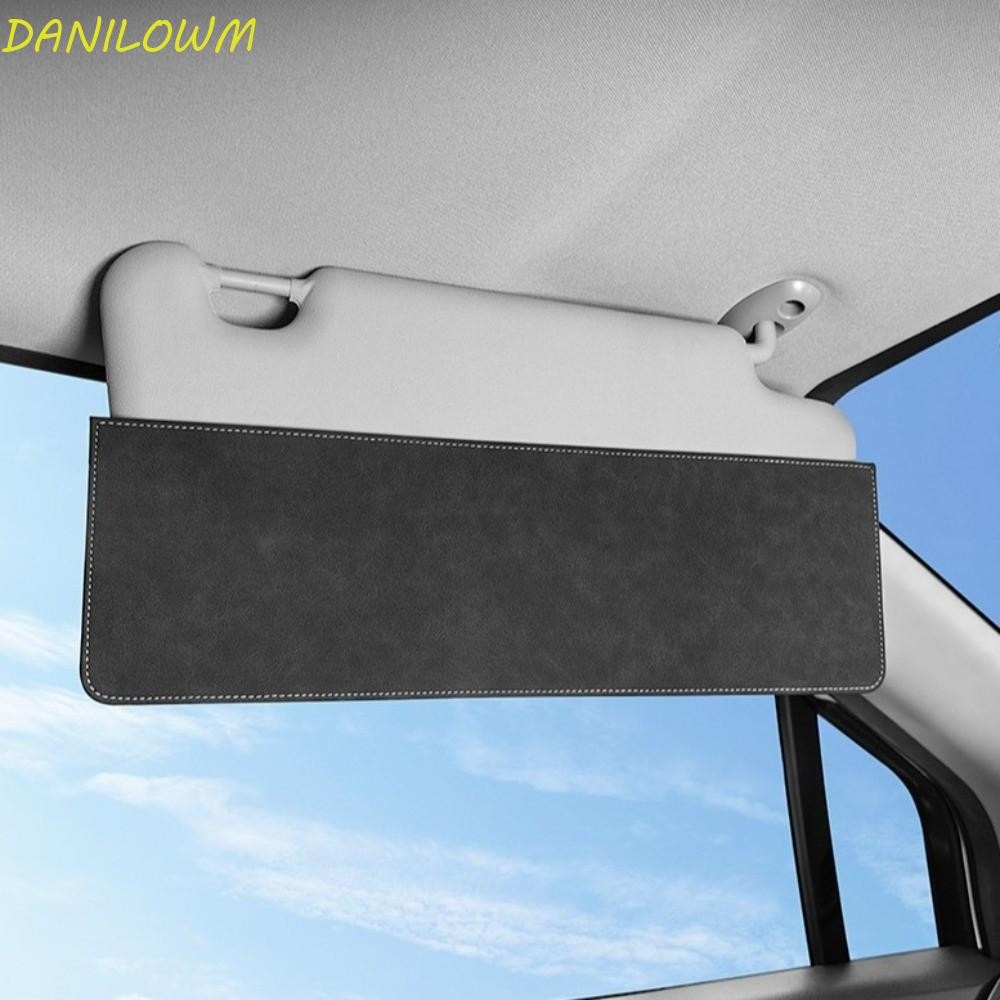 DANILOWM ที่บังแดดในรถยนต์, Anti Glare ปรับรถ Sun Shade บอร์ดขยาย,ติดตั้งง่าย Eye Protection Universal Parasols Sun Visor Extender อุปกรณ์ตกแต่งภายในรถยนต์
