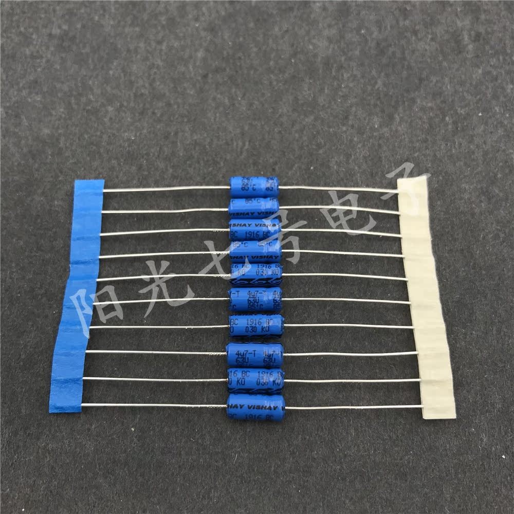 การผลิตออสเตรีย VISHAY 030KO 4.7 uF 63V 4u7-T Axial Electrolytic Capacitor