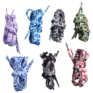 1 คู่หลากหลายรูปแบบเชือกผูกรองเท้าที่มีลวดลายแข็งแรง 120 ซม.…