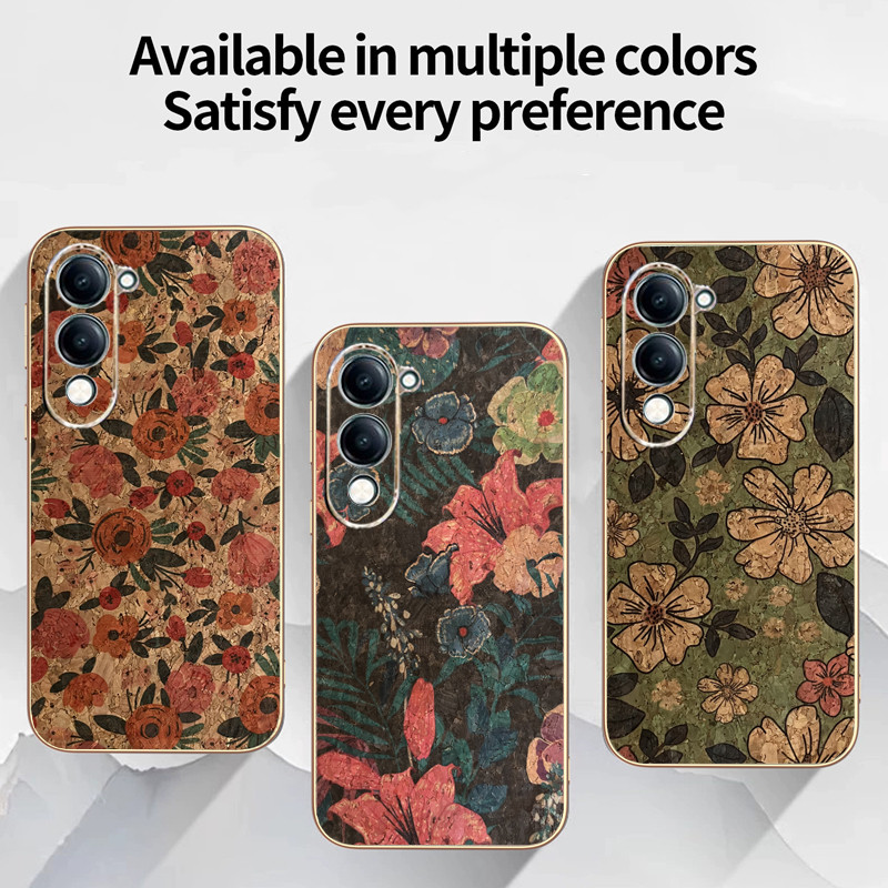 YJD สําหรับ Vivo Y04 Y04S Y29S Y29t Elegant คลาสสิกรูปแบบ Electroplated Edge Anti-Drop เคสโทรศัพท์