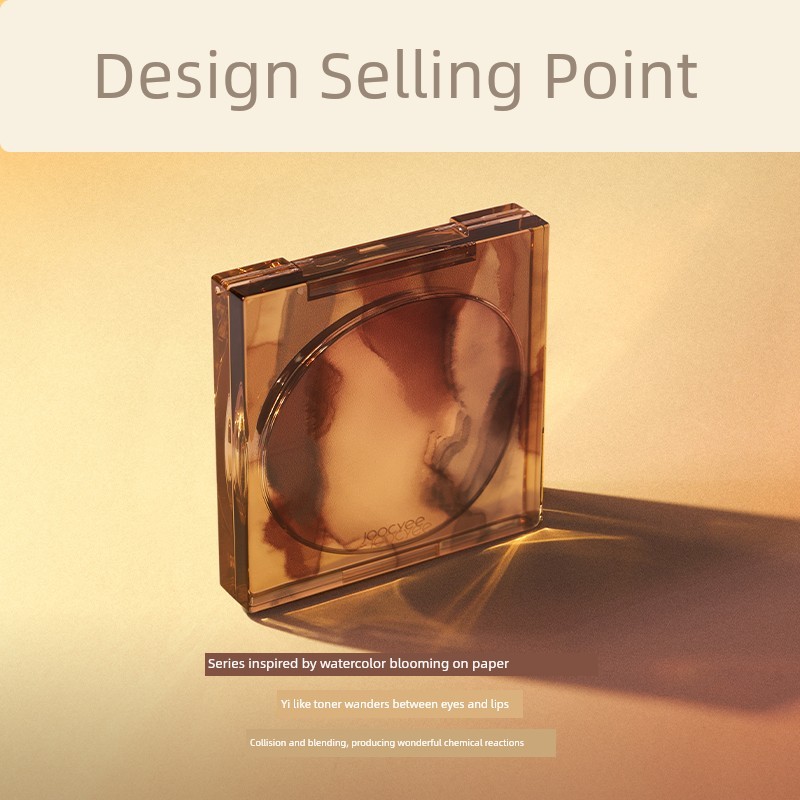 พับแต่งหน้า ไฮไลท์ Joocyee Matte Blush พาเลทอายแชโดว์สี่สี