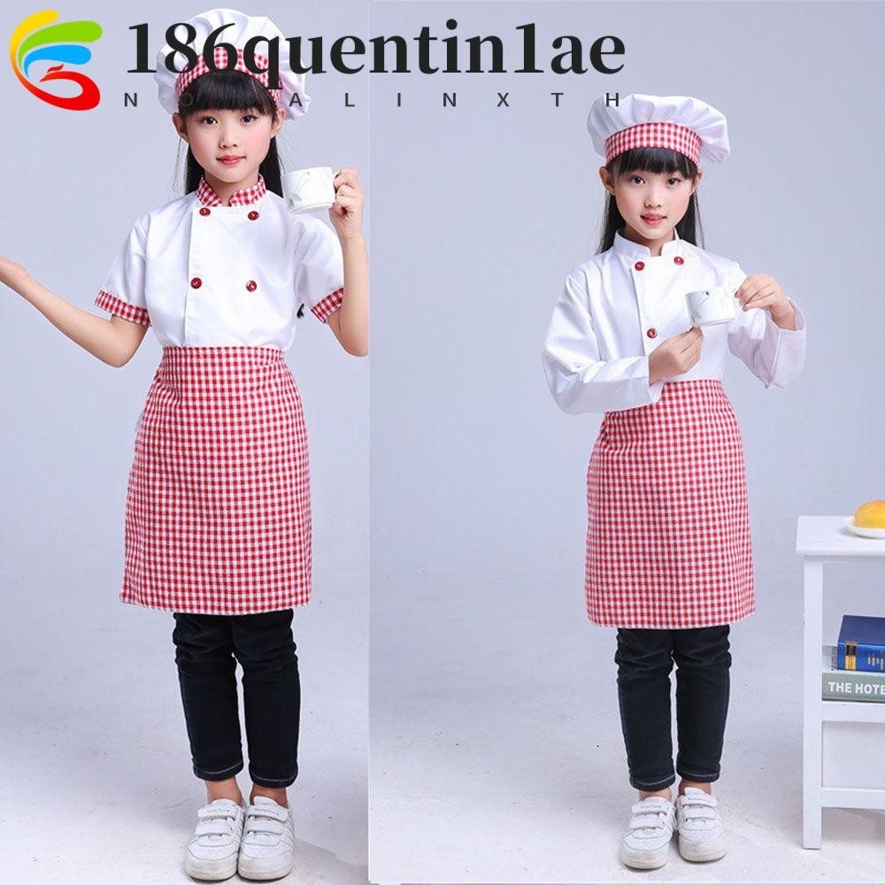 ชุดคอสเพลย์เชฟ QUENTIN1AE สำหรับเด็ก สวมใส่ได้ทั้งกลางแจ้งและในห้องครัว