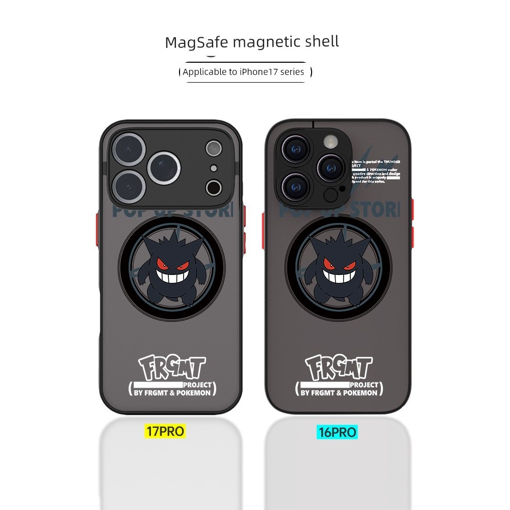 griptok magsafe magnetic griptok griptok แม่เหล็ก Chicano Apple Protective Case Gengar Skin Feel Mag