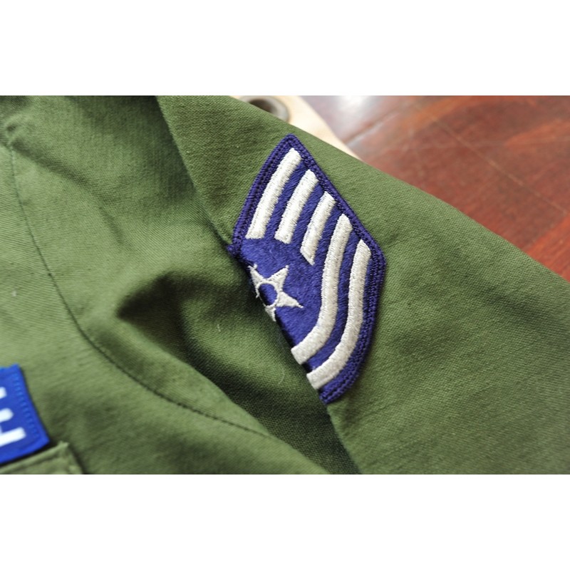 เสื้อแขนยาวฝ้ายแท้แบบ OG107 จาก USAF Air Combat Training Command ไซส์ L