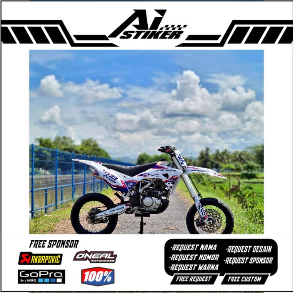 GORDONS SUPERMOTO DECAL DESIGN ฟรีรีQUEST | ยามาฮ่า WR 155 R | สติ๊กเกอร์ Crf | ผู้ประกอบการรูปลอก |