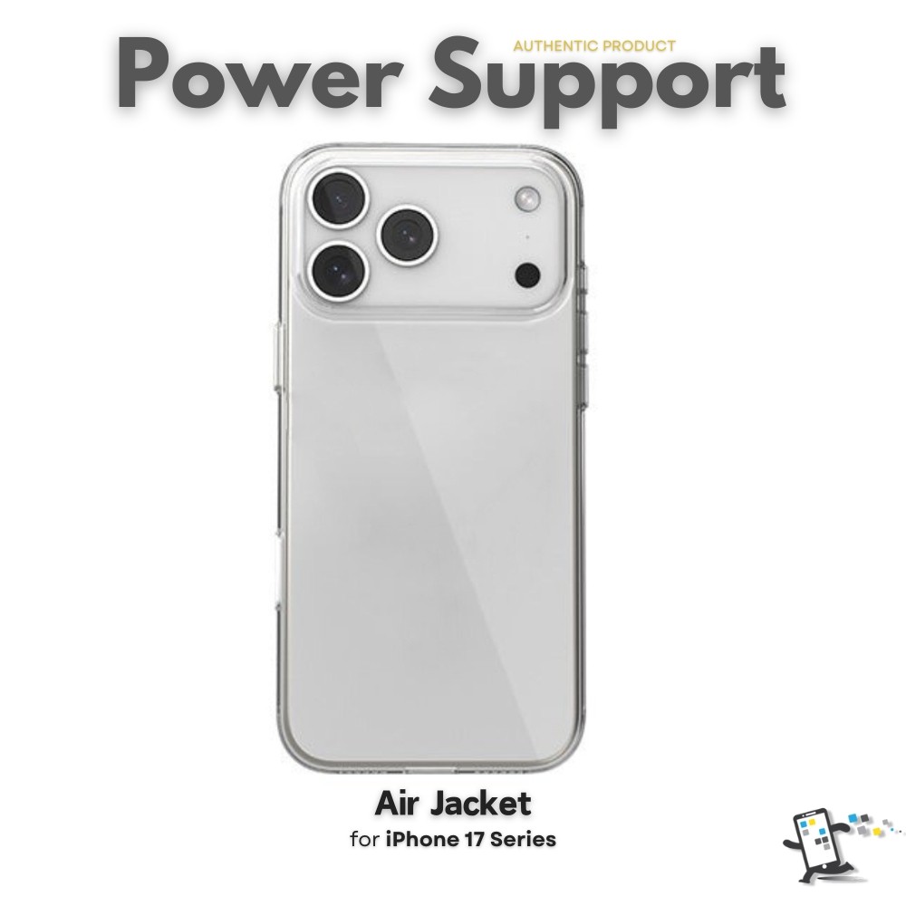 Power Support Air Jacket เคสสำหรับ iPhone 17 Pro Max, 17 Pro, iPhone 17 และ iPhone 17 Air