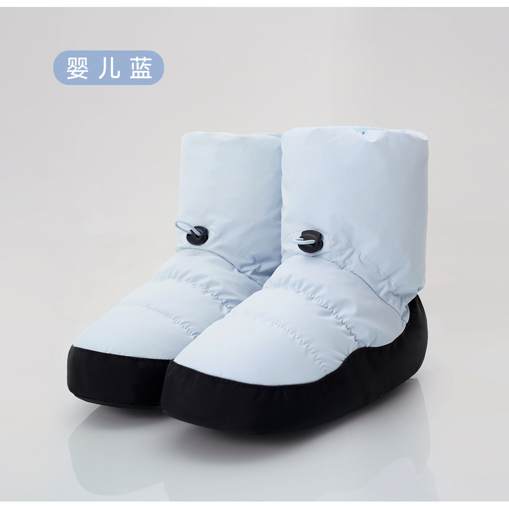 รองเท้าบัลเล่ต์อบอุ่นสำหรับฤดูใบไม้ร่วงและฤดูหนาว แบบเชือกรูด ทำจากผ้าฝ้าย สวมใส่สบาย - รูปที่ 3