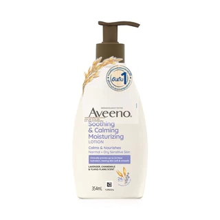 Aveeno Soothing&Calming Lotion 354ml อาวีโน่ ซูทติ้ง แอนด์ คาล์มมิ่ง โลชั่น บำรุงผิวกาย ผิวชุ่มชื้นยาวนานถึง 24 ชั่ว...