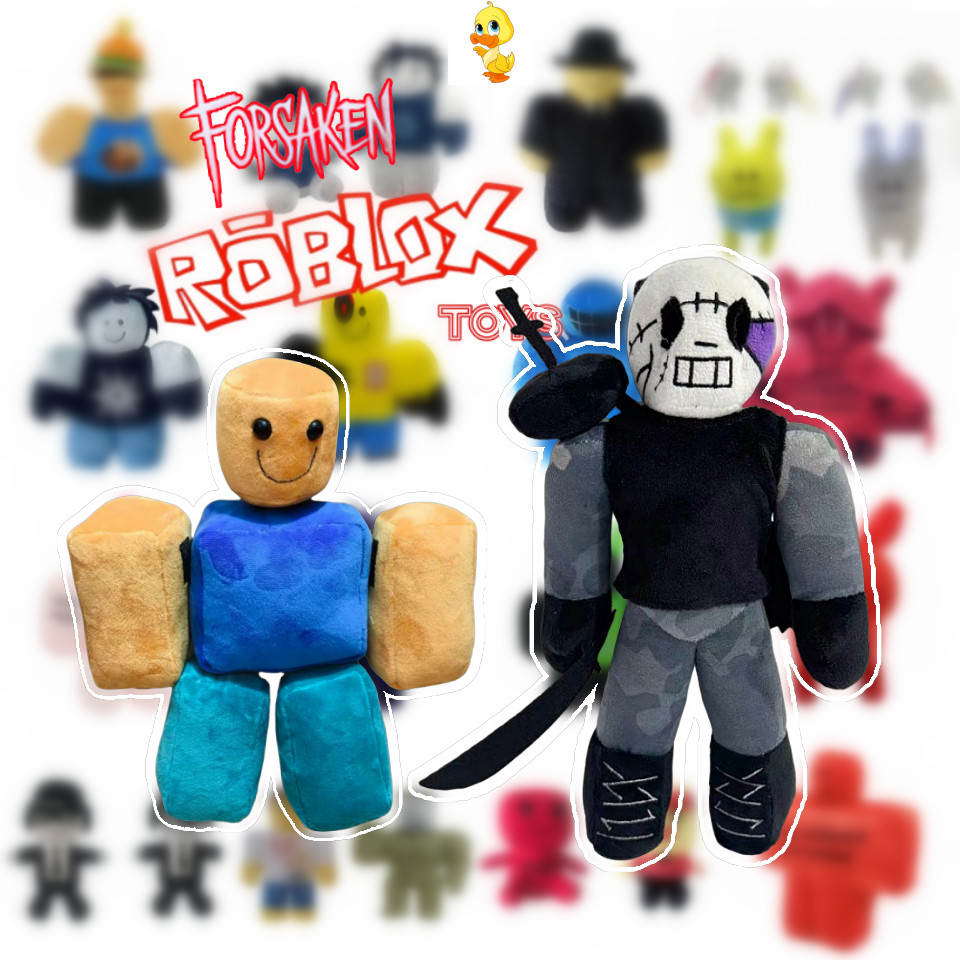 พลัส พลัส✨ของเล่นโรบ็อกซ์✨Forsaken Slasher ของเล่นตุ๊กตาสนุก Roblox Forsaken Plushie ตุ๊กตาใหม่ Noob