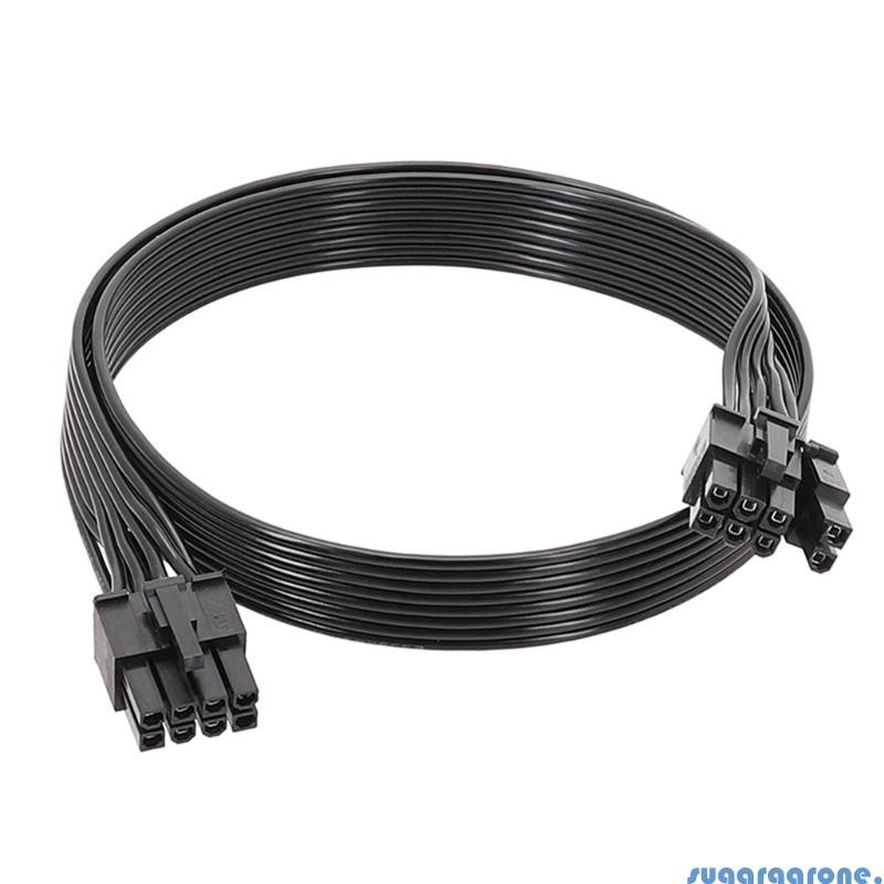 น้ําตาล 8PIN ถึง 8PIN 6+2 สายไฟ 18AWG สําหรับ Corsair HX1200 HX1000 HX850 HX750 Modular Power Suppli