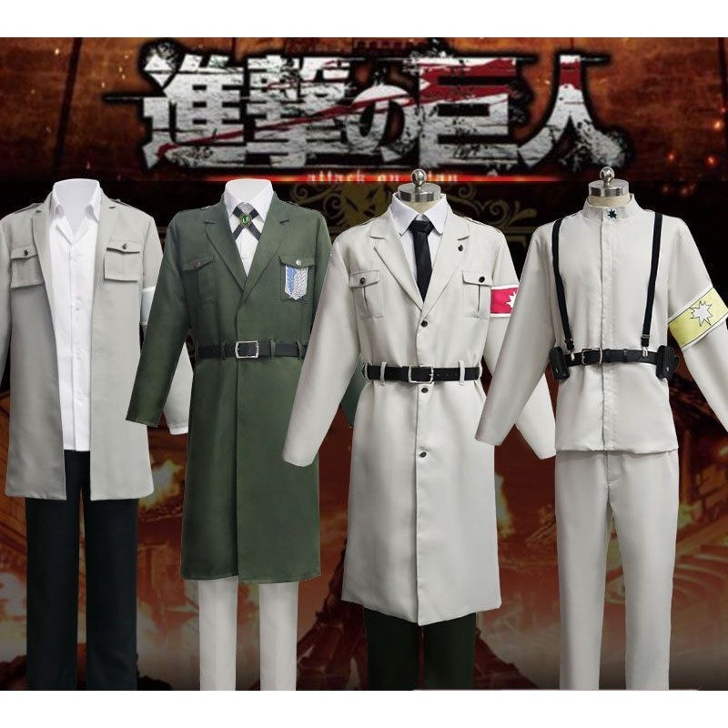 ชุดคอสเพลย์ Attack on Titan สำหรับหญิง แบบทหารสำรวจ สไตล์อัลเทอร์เนท ใช้ได้ในการจัดงาน Carnaval หรือ