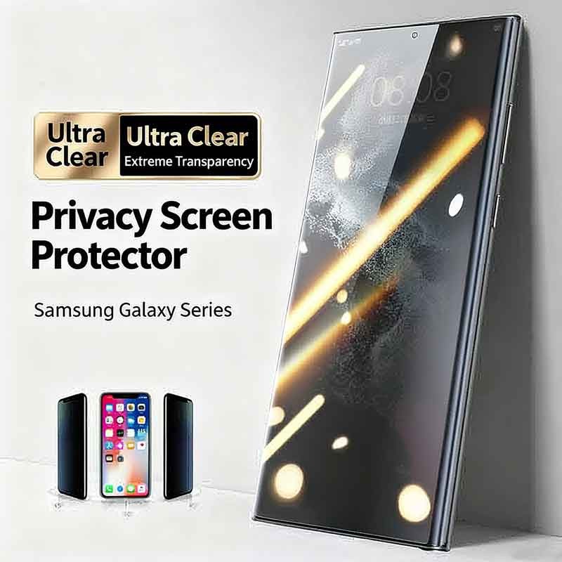 ฟิล์มกระจก สำหรับ กันมองกันเสือก Samsung ss Galaxy S25 S24 S23 S22 S21 FE Plus Ultra Pro Pro+ Note 10 Lite S25+ S24+ S23+ S22+ S21+ 4G 5G 2025