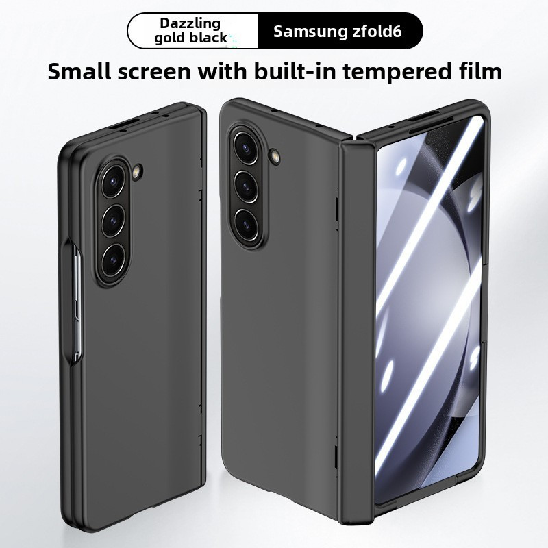 ใหม่สําหรับ Samsung Z Fold7 เคสโทรศัพท์ Fold7/6/5/4/3 พร้อม HD เมมเบรนและขาตั้งปากกาบานพับเคสโทรศัพท์