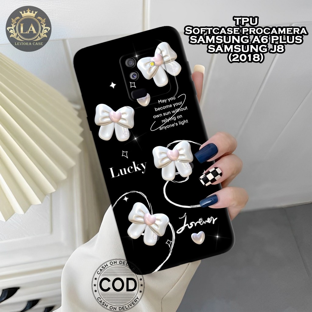 เคส HP Samsung A6 Plus / J8 (2018) - เคส Leviora - เคสแฟชั่นความงาม - เคส Samsung A6 Plus/J8 Softcas