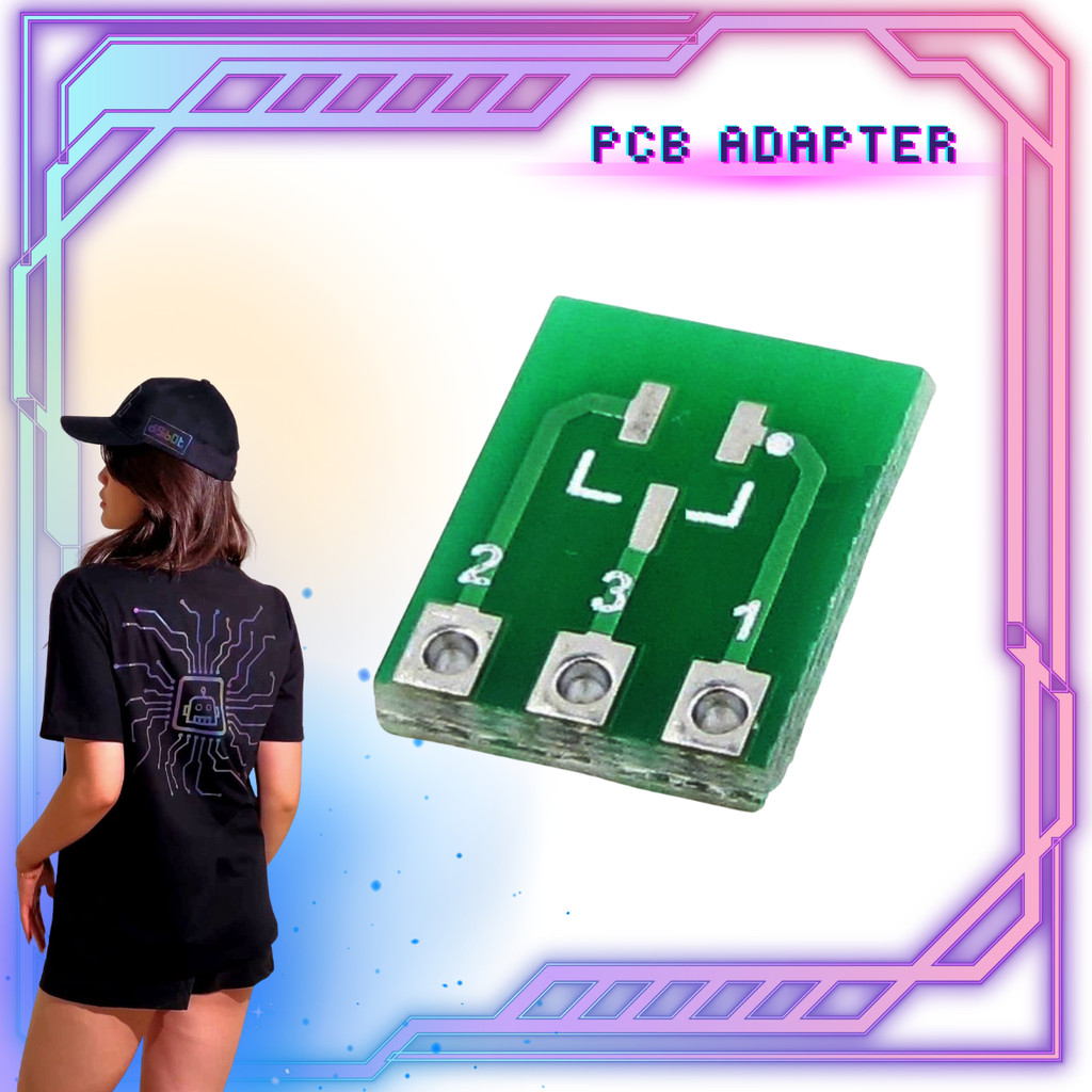 ‌อะแดปเตอร์ PCB SOT to DIP / SOT-23 - Digibot Official