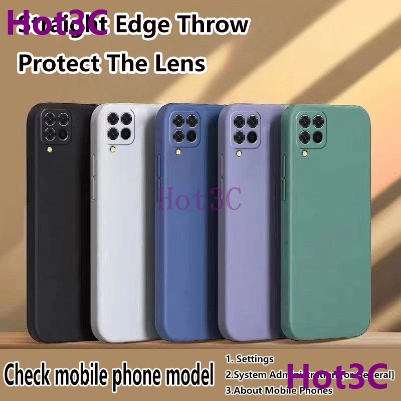 เคส For Samsung A42 5G / Samsung A12 / Samsung A22 4G / M53 5G / M33 5G / F12 / M22 4G / M42 5G tpu YTCS ซิลิโคนเคสโทรศัพท์สีทึบเรียบง่าย