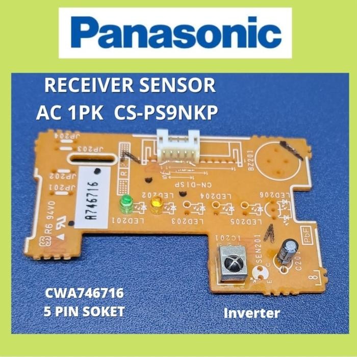 SPaRt RECEIVER SENSOR AC PANASONIC 1PK INVERTER CS-PS 9 NKP ORIGINAL