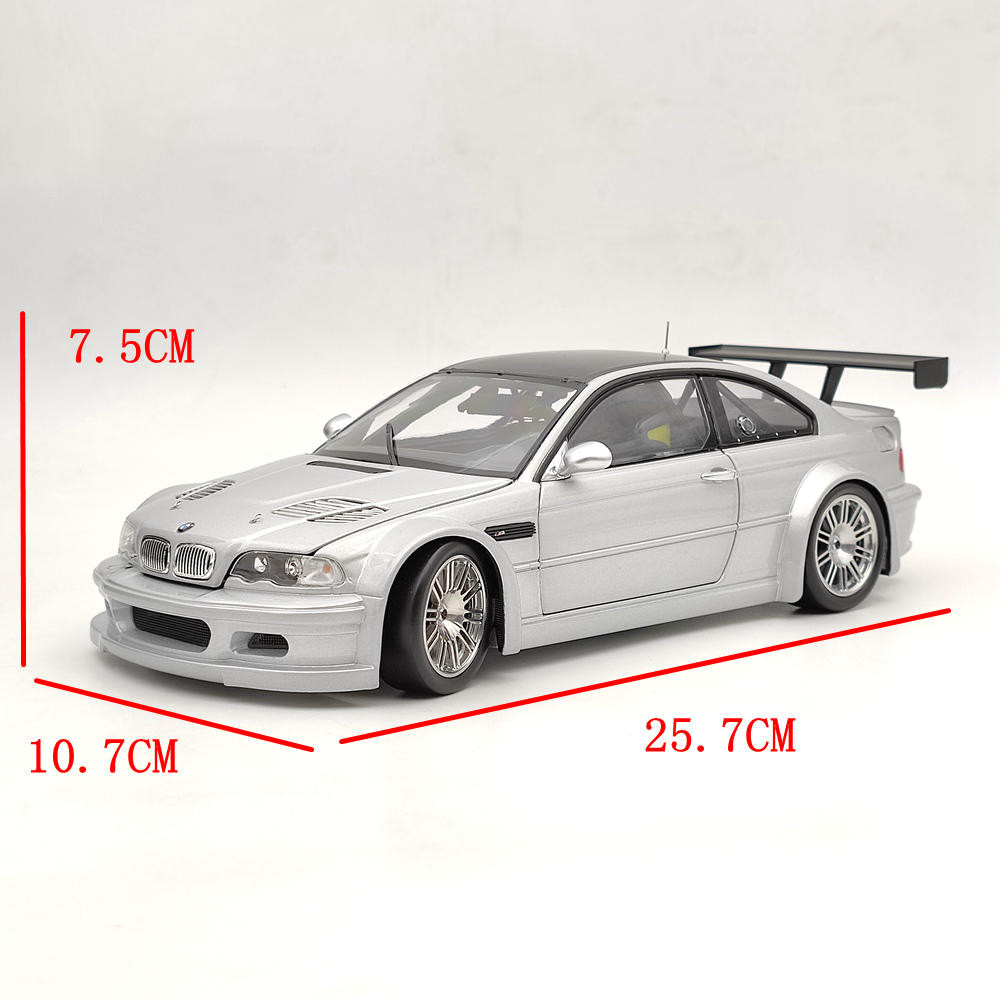 DCN 1: 18 BMW BMW M3 GTR E46 ความเร็วระดับพรีเมียมรุ่นที่สี่จําลองรถรุ่นพร้อมสต็อก
