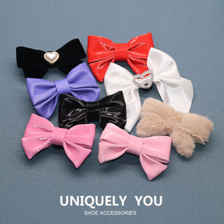 โบว์สีสันสวยงาม อุปกรณ์ประดับแต่งรองเท้าทำเอง สัญลักษณ์นำโชค…