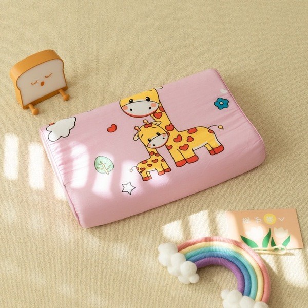 ลดการนอนกรน หมอนยางพาราแท้ lunio หมอนเด็กหมอนยางพาราธรรมชาติหมอนผ้าฝ้ายแท้หมอนเด็กหมอนผ้าฝ้ายแท้หมอน