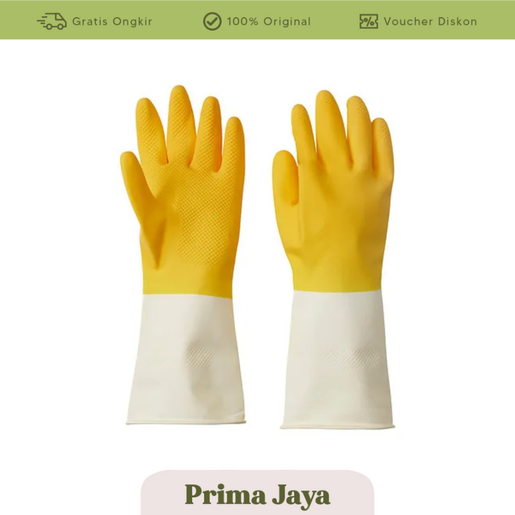 Best Choice SWIZERLAND RNNG ถุงมือยางทําความสะอาด 2 ชิ้น ขนาด S & M YELLOW