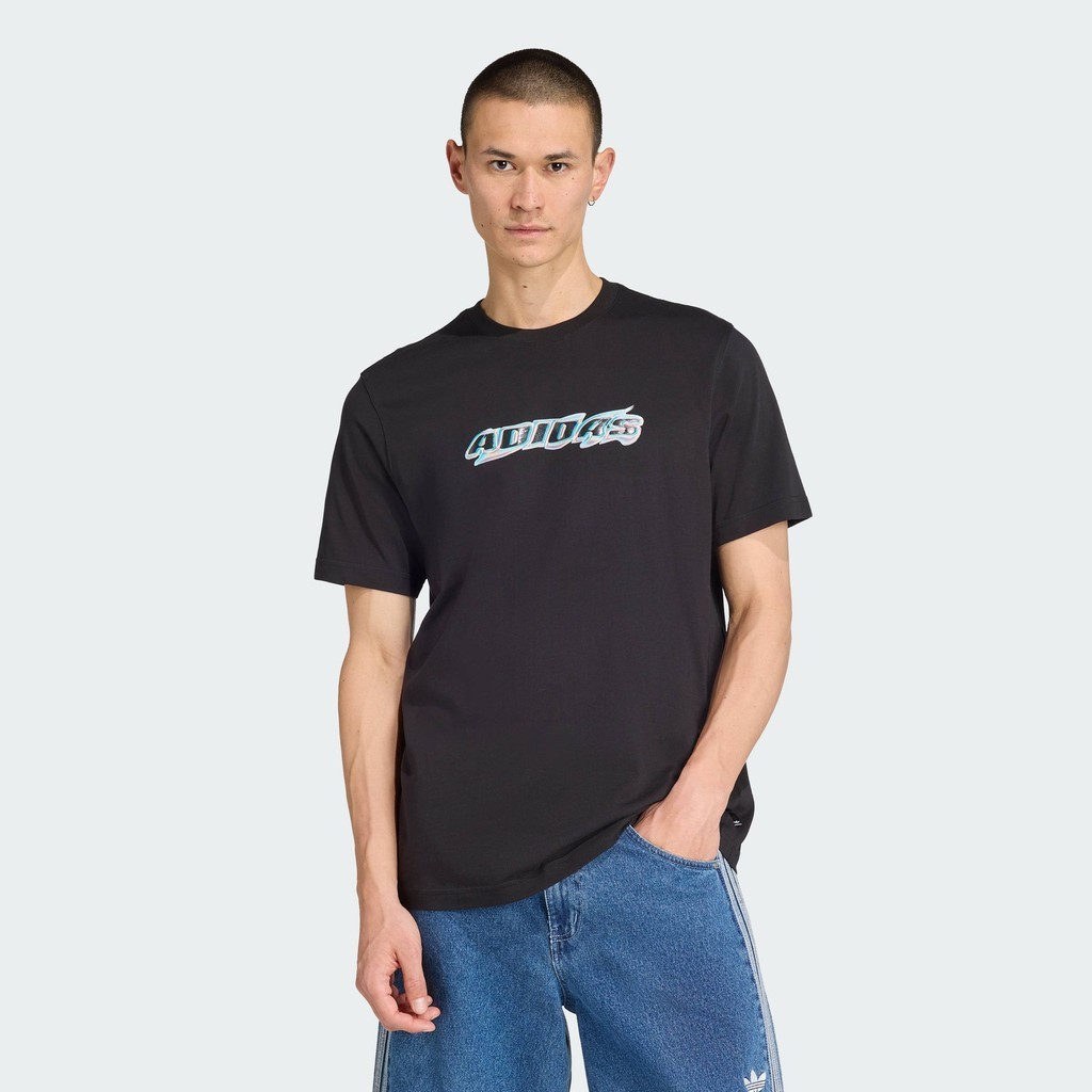 adidas Lifestyle Trefoil Series Loose Tee Men Black JW2958