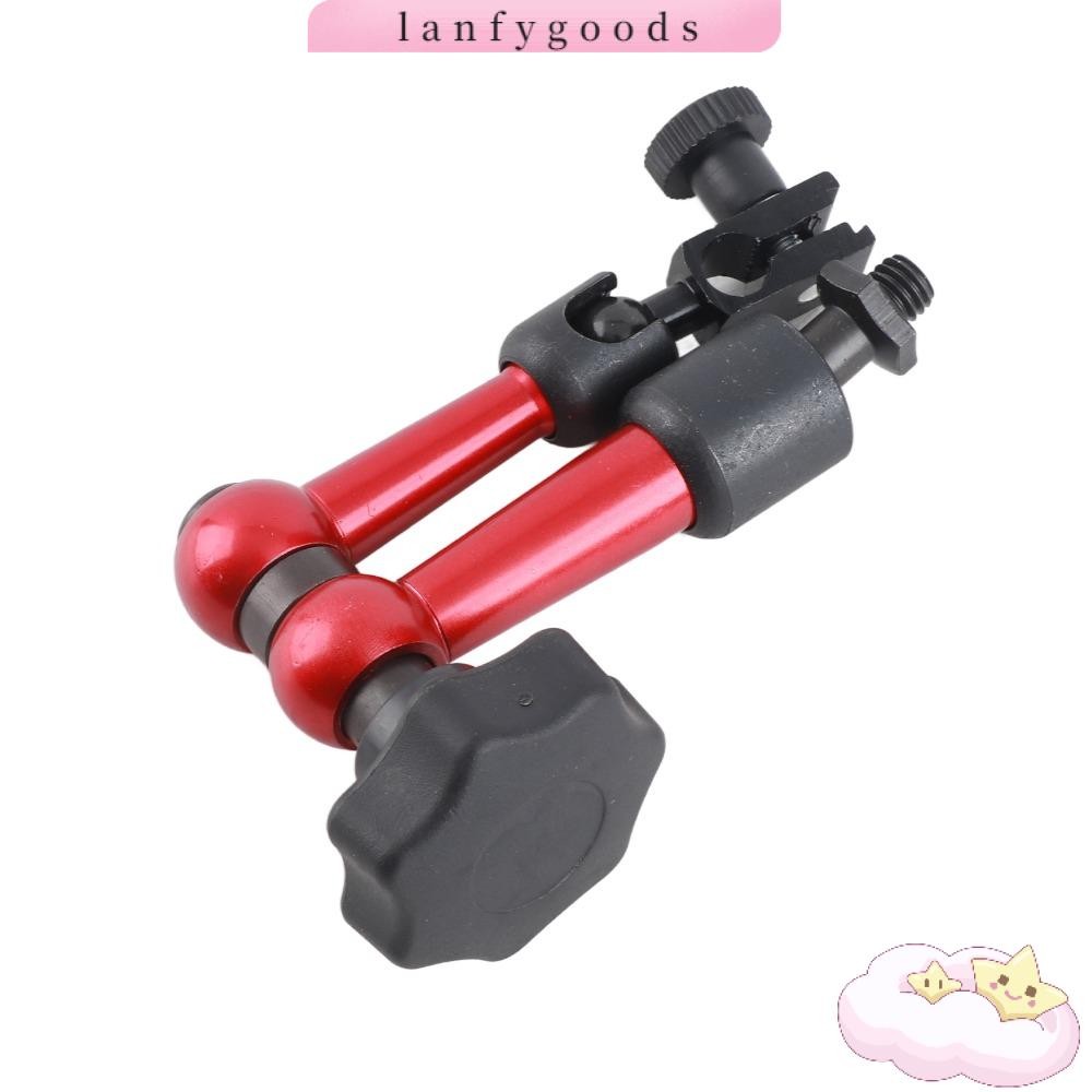 LANFYGOODS Universal Base Holder,M5 Thread Aluminium alloy Elastic Arm Stand, Stable Adjustable High