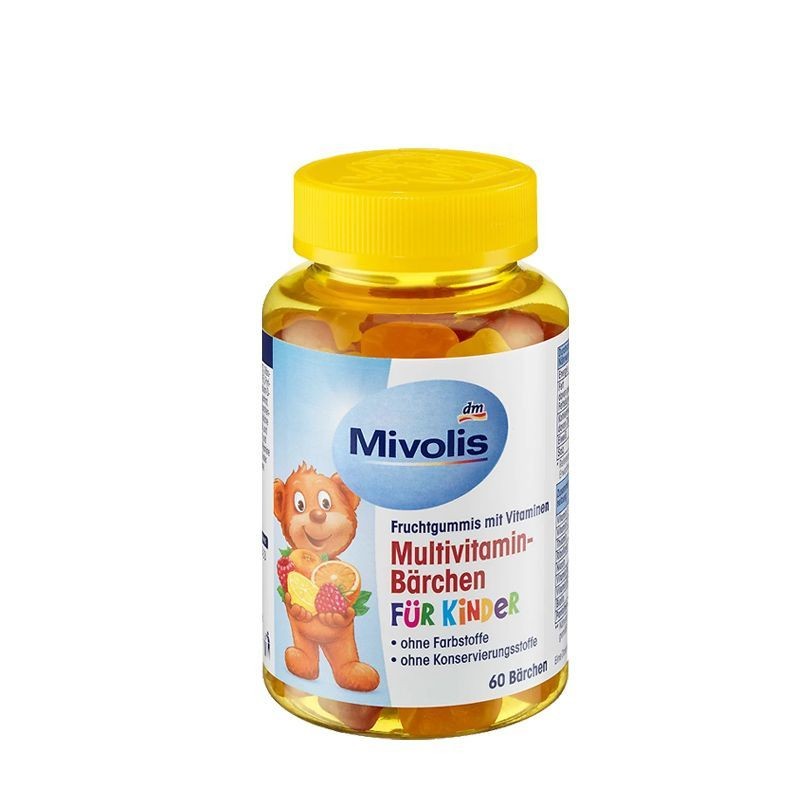 เยอรมันนําเข้า Gummy Bears Mivolis เด็ก Gummy Bears Complex วิตามินเด็ก 10.8