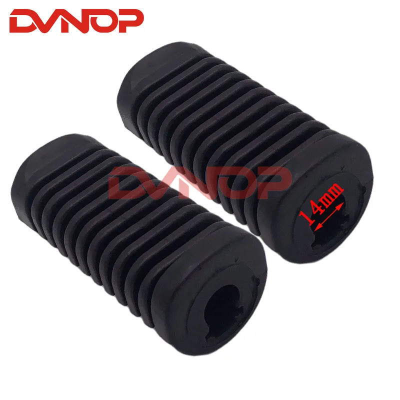 2 ชิ้นรถจักรยานยนต์ยางเท้าเหยียบเท้า Peg ฝาครอบสําหรับ C70 70CC CRF70 70F CT70 70 S65 XR70 XL70 TRX7