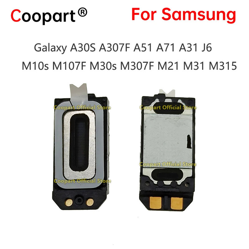 2pcs ใหม่ Earpiece หูลําโพงสําหรับ Galaxy A30S A307F A51 A71 A31 J6 M10s M107F M30s M307F M21 M31 M3