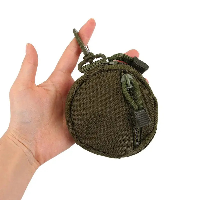 คลิปพร้อมตะขอ EDC Pocket Bag Purses Wallet Pouch Key Holder