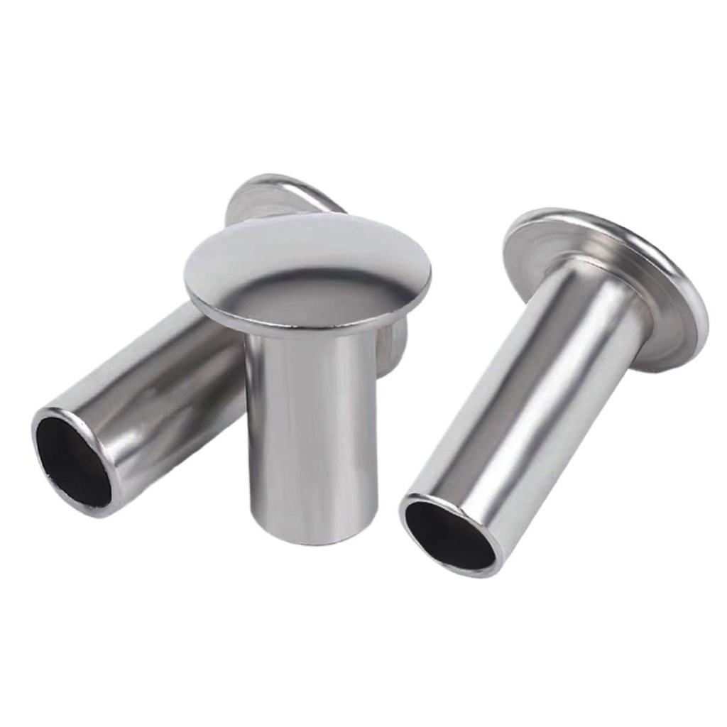 (-XCF)304 สแตนเลสหัวแบนกึ่งจมหมุดย้ํา, หมุดย้ําหัวกลมกึ่งจม M4/M4.5/M5