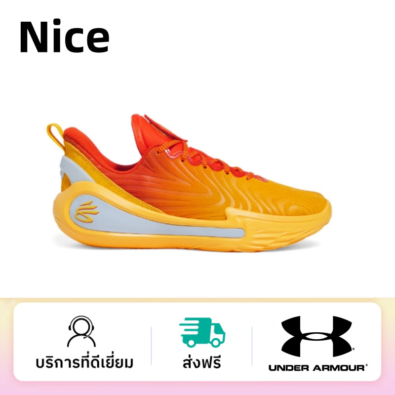 (ความคุ้มค่า)Curry 12 "What The Bay" UA Flow รองเท้าบาส กันลื่น กันกระแทก Basketball Shoes