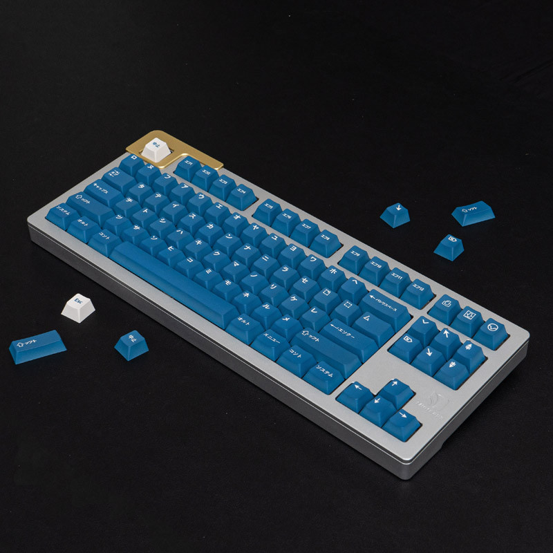 GMK WoB KATAKANA Keycap Original Factory ความสูง PBT Sublimation Small Full Set Mechanical Keyboard 