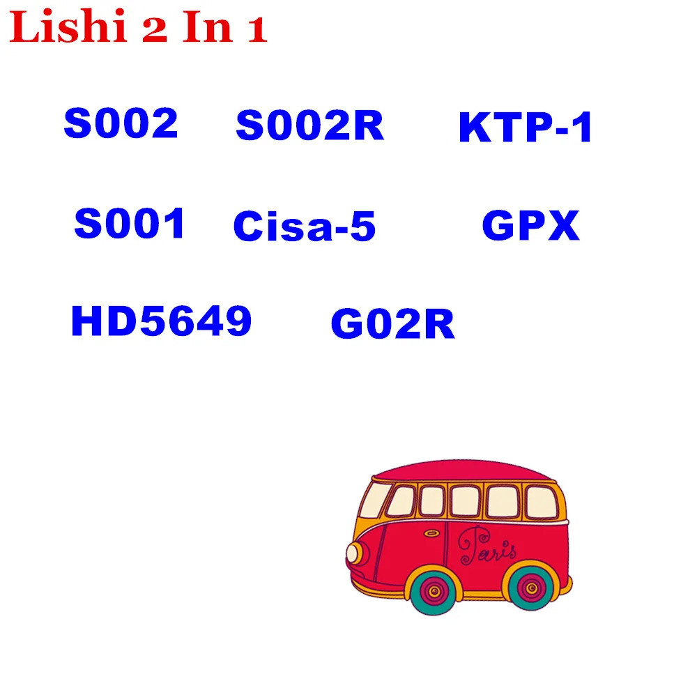 ล็อคซ่อมเครื่องมือ Lishi SS001 SS002 Pro SS002R M1/M2 AM5 R52 KW1 KW5 SC1 SC4 เครื่องมือกุญแจมืออาชี